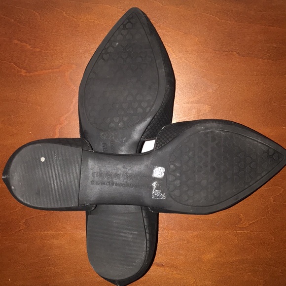 Women’s Size 7.5 Black Flats - Picture 5 of 8